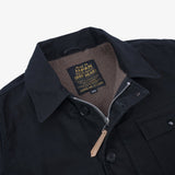 Iron Heart | IHM-39-BLK | Military Serge A2 Deck Jacket | Black