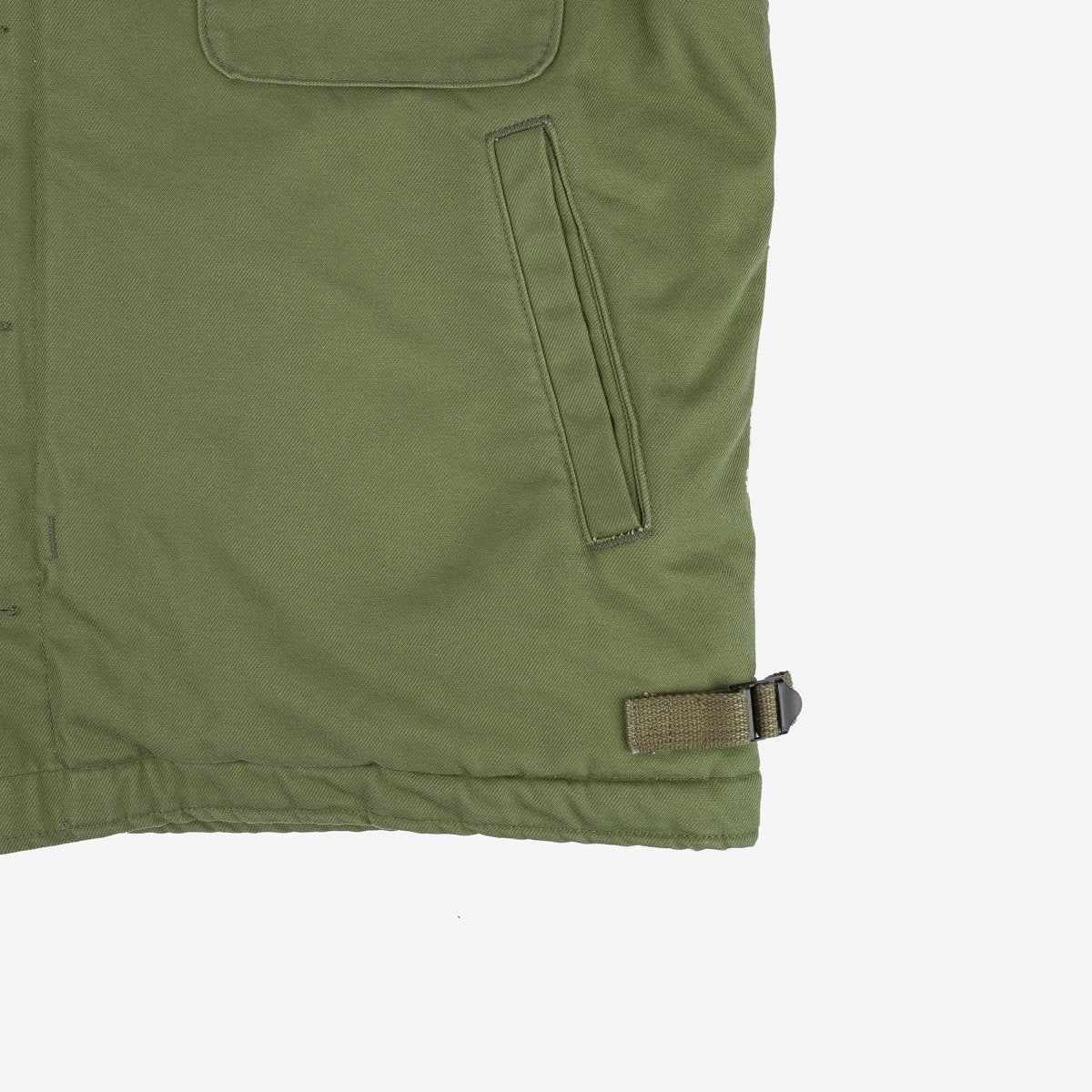 Iron Heart | IHM-39-OLV | Military Serge A2 Deck Jacket | Olive