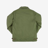 Iron Heart | IHM-39-OLV | Military Serge A2 Deck Jacket | Olive