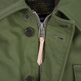 Iron Heart | IHM-39-OLV | Military Serge A2 Deck Jacket | Olive