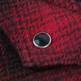 Iron Heart | IHSH-264-RED | Ultra Heavy Flannel Ombré Check Western Shirt | Red/Black
