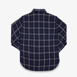Iron Heart | IHSH-412-YEL | 9oz Selvedge Indigo Check Flannel Work Shirt | BLK