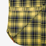 Iron Heart | IHSH-412-YEL | 9oz Selvedge Indigo Check Flannel Work Shirt | Yellow