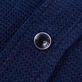 Iron Heart |  IHSH-413-IND | 5oz Selvedge Dobby Cloth Western Shirt | Indigo