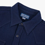 Iron Heart |  IHSH-413-IND | 5oz Selvedge Dobby Cloth Western Shirt | Indigo