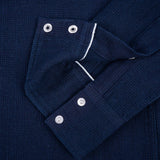 Iron Heart |  IHSH-413-IND | 5oz Selvedge Dobby Cloth Western Shirt | Indigo
