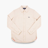 Iron Heart | IHSH-414-WHT | 9oz Cotton Linen Work Shirt | Off White