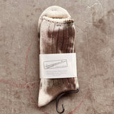 Anonymous Ism | Scatter Dye Crew Sock | Brown