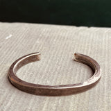 Studebaker Metals | Heavyweight Workshop Cuff | Work Patina | Sterling Silver