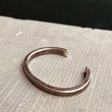 Studebaker Metals | Heavyweight Workshop Cuff | Work Patina | Sterling Silver