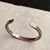 Studebaker Metals | Heavyweight Workshop Cuff | Work Patina | Sterling Silver