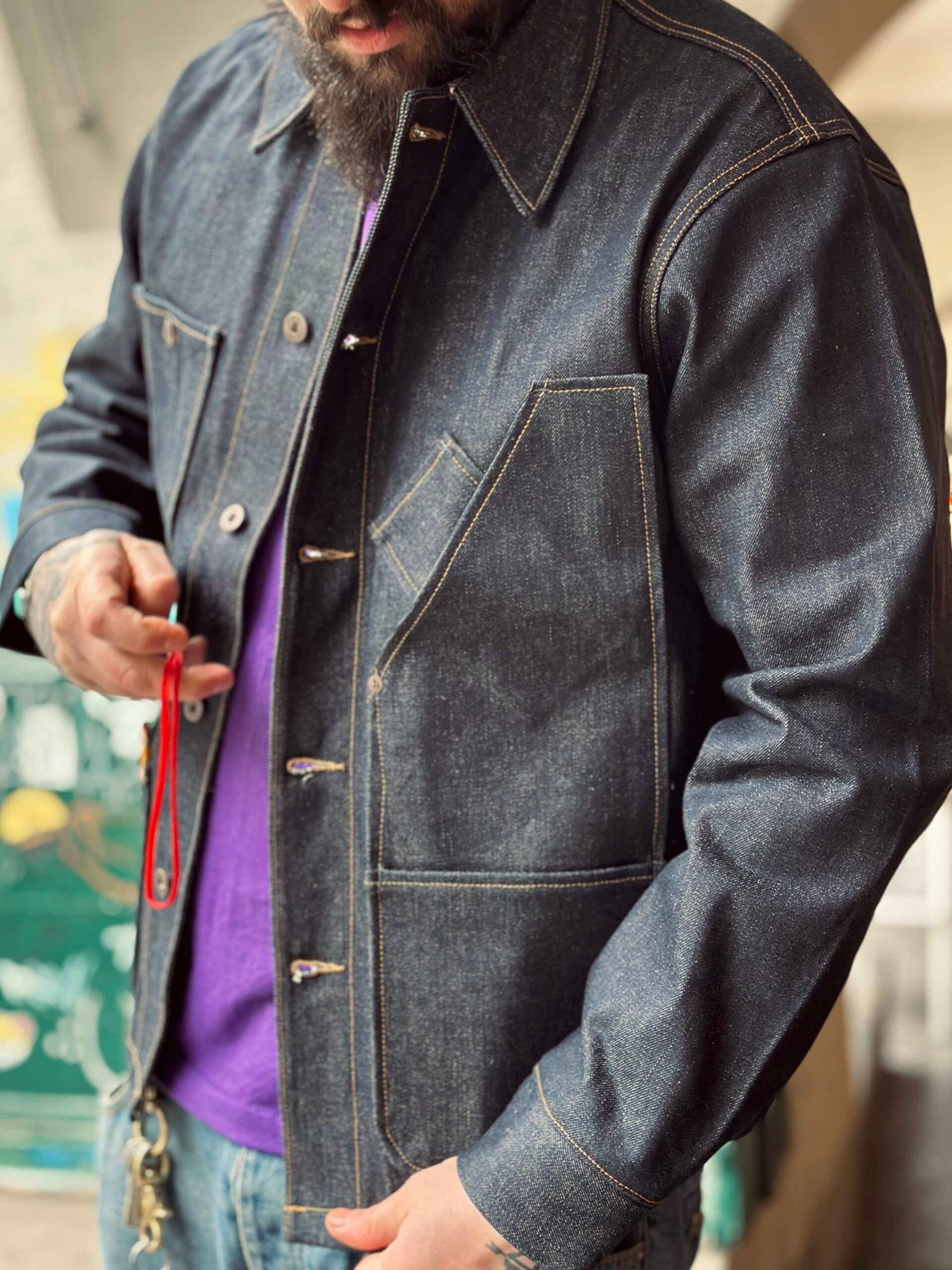 Tellason | Coverall Jacket | Selvedge Denim 16.5 oz.