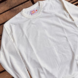 Sunray | Makaha LS T-Shirt | 300gsm Japanese Jersey | Off White