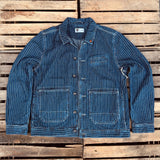 Tellason | Montana Jacket Wabash | Blue / White Stripes