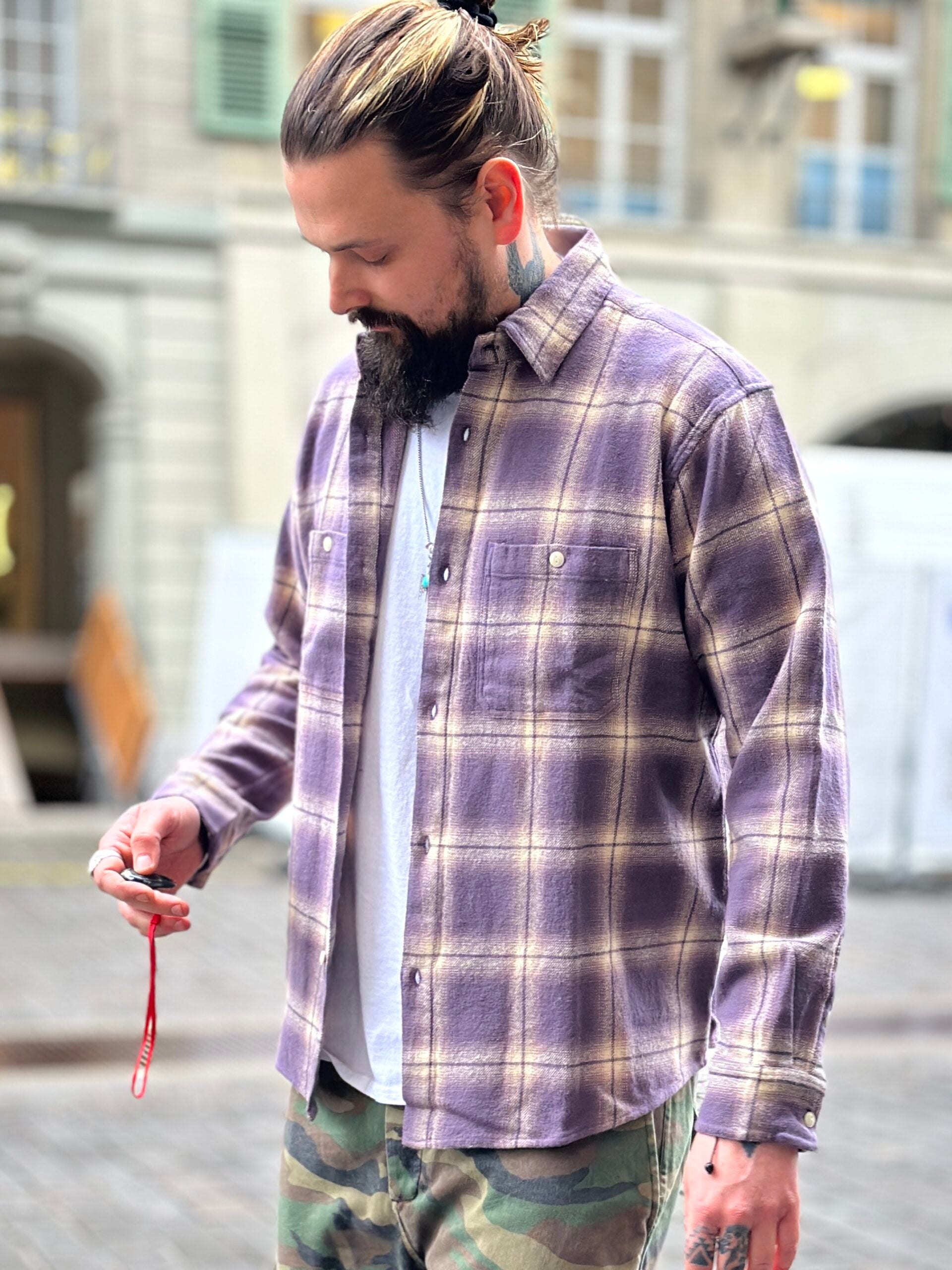 3sixteen | Utility Shirt | Faded Lilac
