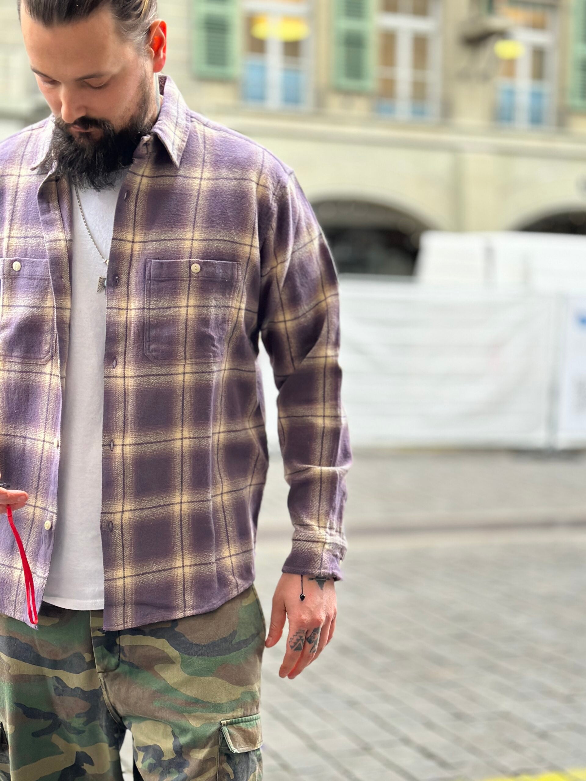 3sixteen | Utility Shirt | Faded Lilac