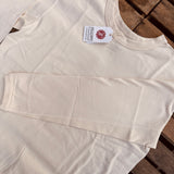 Fullcount | 5222L-20A | Flat Seam Heavyweight Longsleeve T Shirt | Ecru