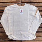 Fullcount | 5222L-20A | Flat Seam Heavyweight Longsleeve T Shirt | Ecru