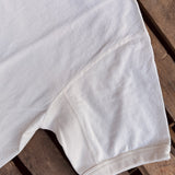 Fullcount | 5222H-21 | Flat Seam Heavyweight Henley T-Shirt | Ecru