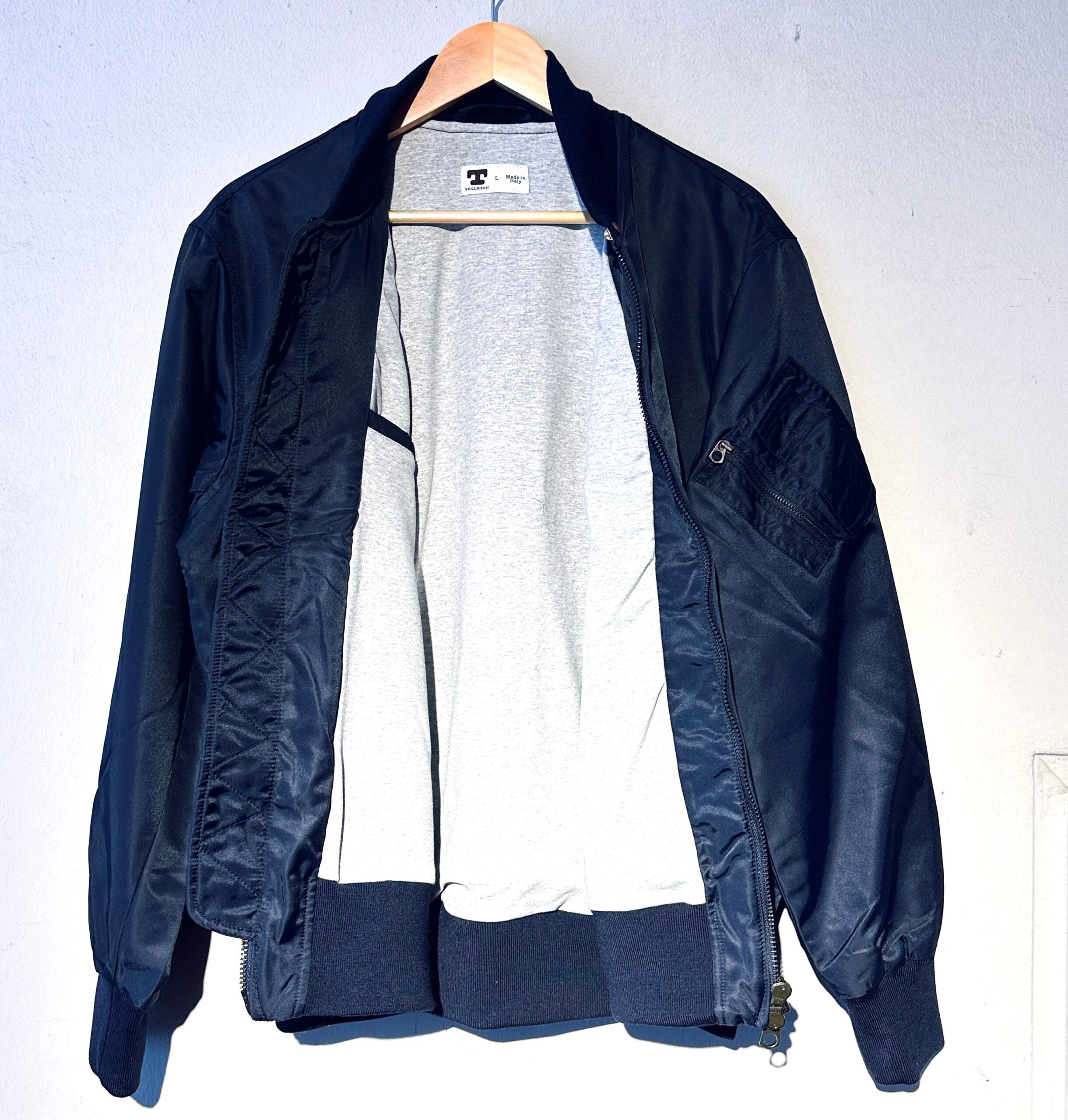 Tellason | MA2 Bomber | Twill Aviator Nylon Sateen | Navy