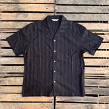 3sixteen | Leisure Shirt | Black Lace Weave