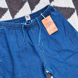 Tellason | Easy Short | Herringbone Muri | Real Indigo