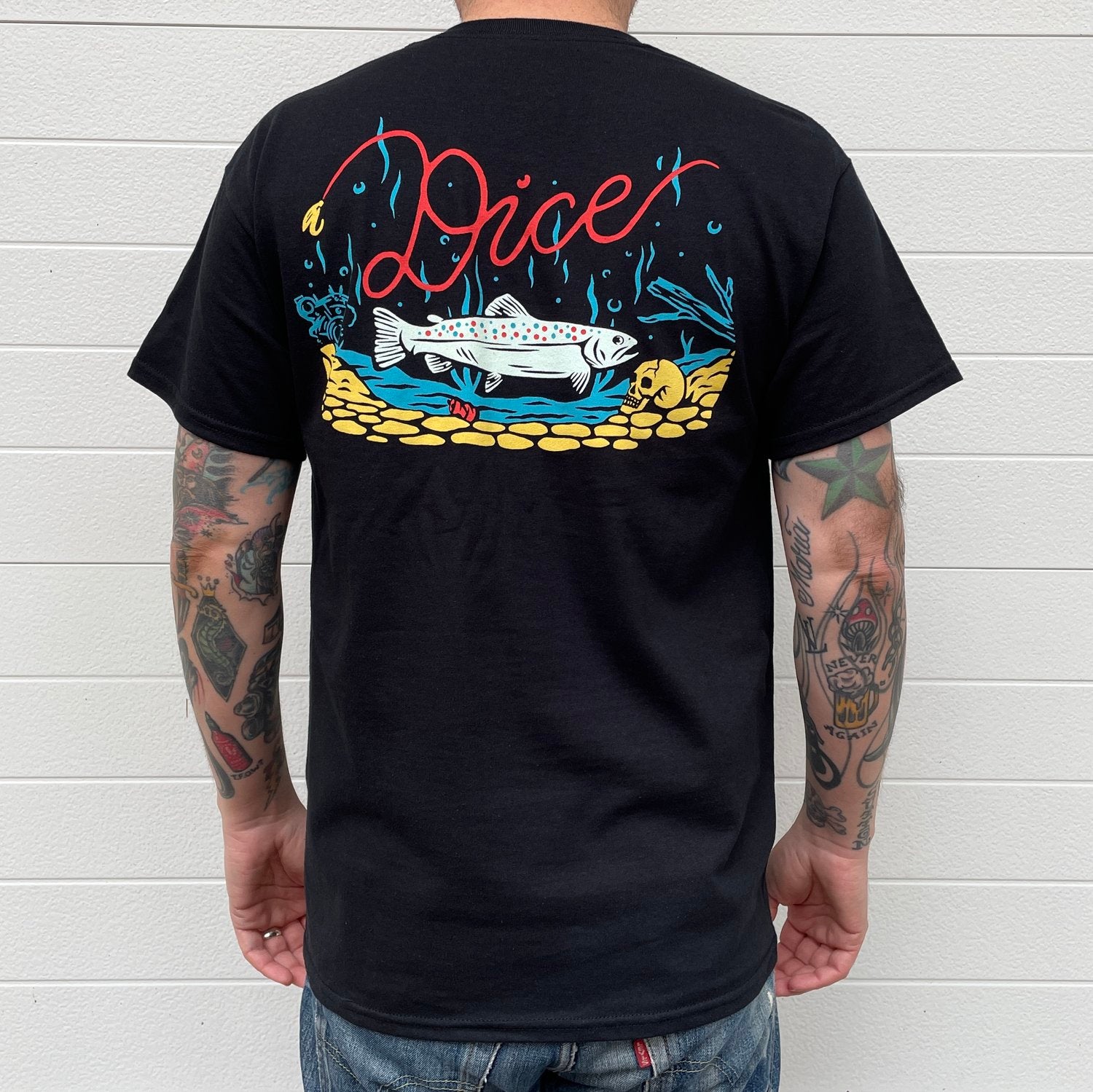 Dice Magazine | fish to ride | pocket tee