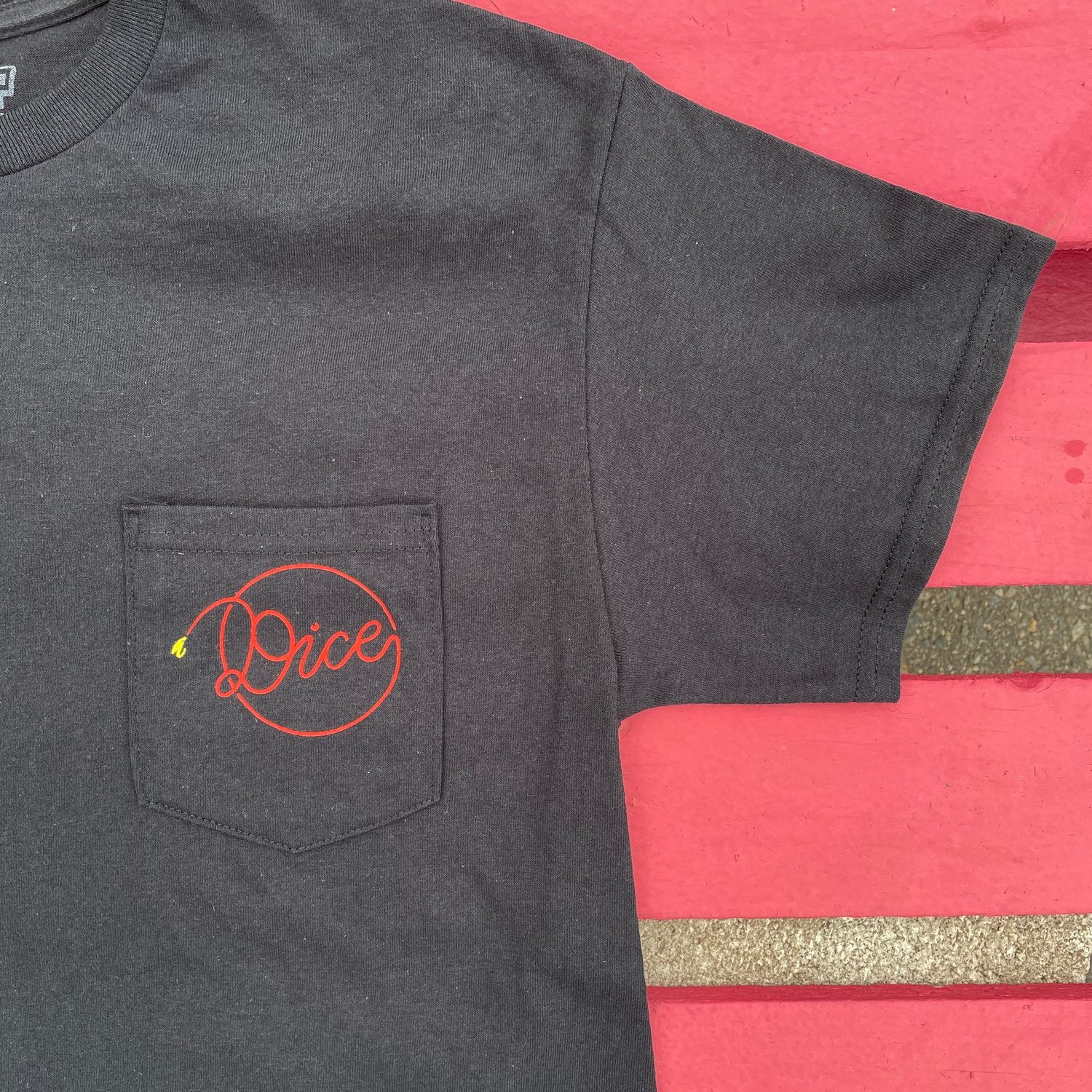 Dice Magazine | fish to ride | pocket tee