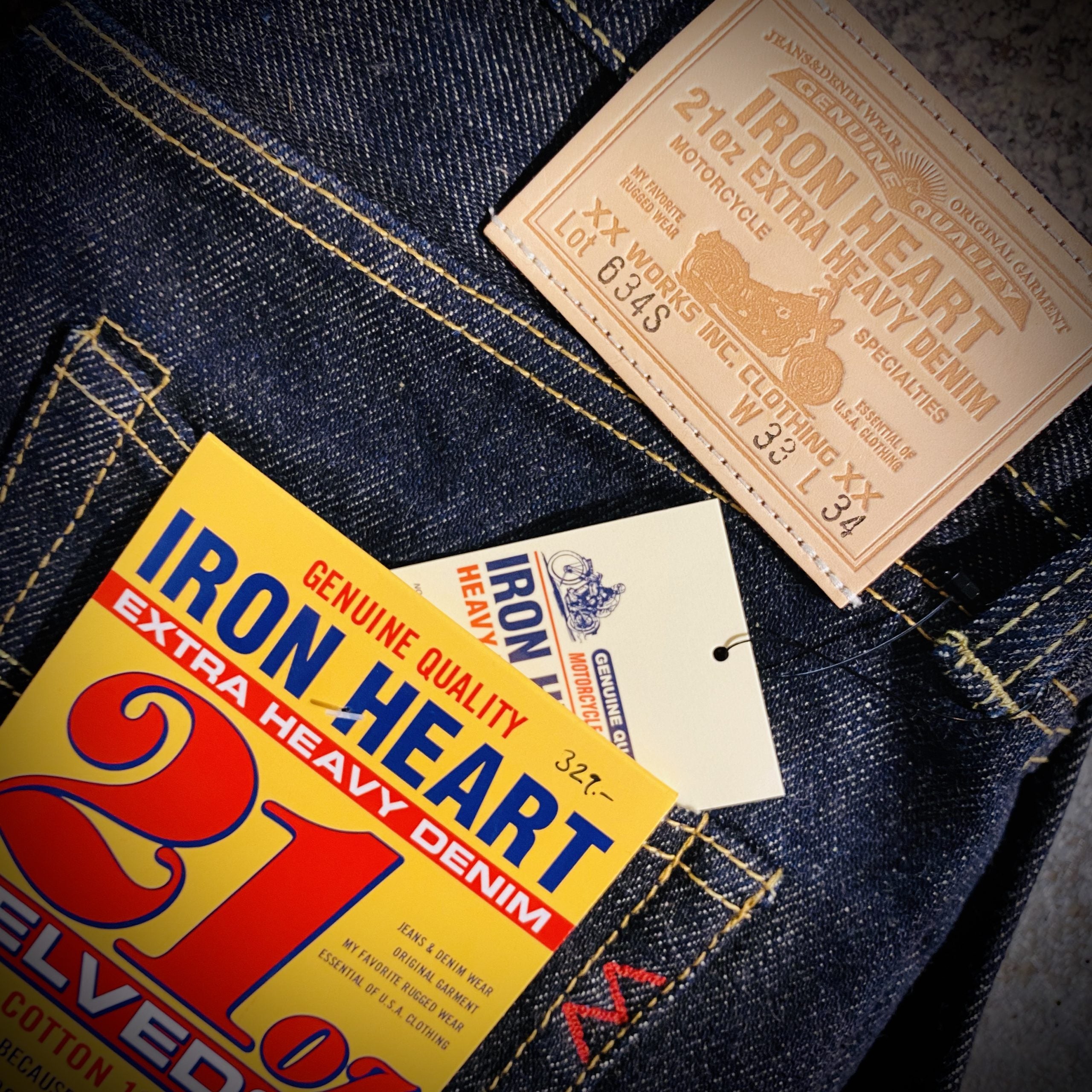 Iron Heart | 634s | 21oz | Indigo