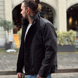 Iron Heart | IHM-35-BLK | Whipcord N1 Deck Jacket | Black
