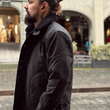Iron Heart | IHM-35-BLK | Whipcord N1 Deck Jacket | Black