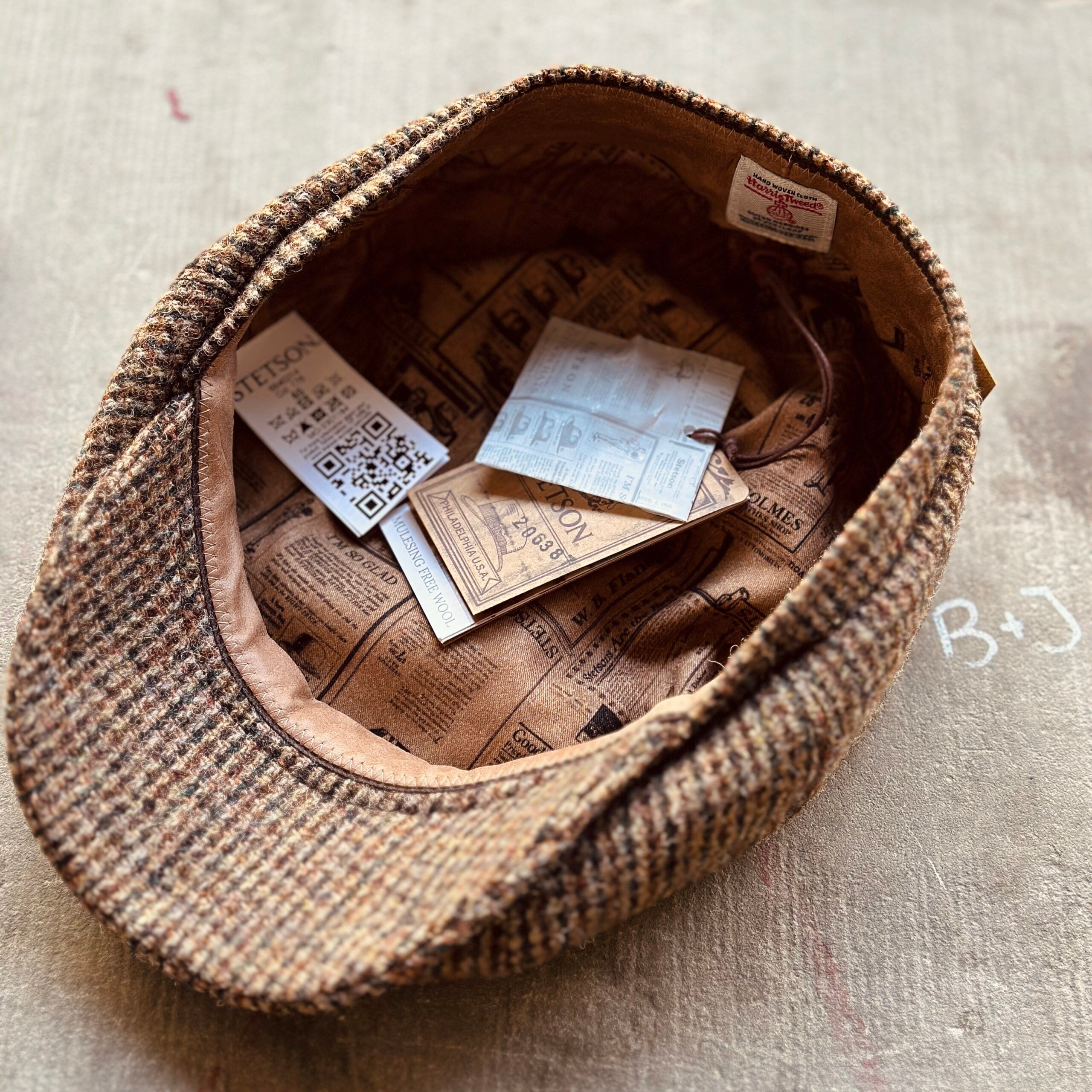 Stetson | 6840214 176 | Hatteras Harris Tweed