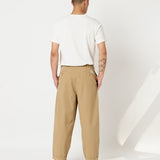 Merz b. Schwanen | PANTS03 | Pleated front Pants | Khaki