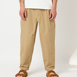 Merz b. Schwanen | PANTS03 | Pleated front Pants | Khaki