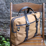 Croots | BT02 | British Twill Laptop Bag | Tan