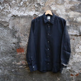 Delikatessen | Feel Good Shirt | D715 / M94 | Organic Black Linen