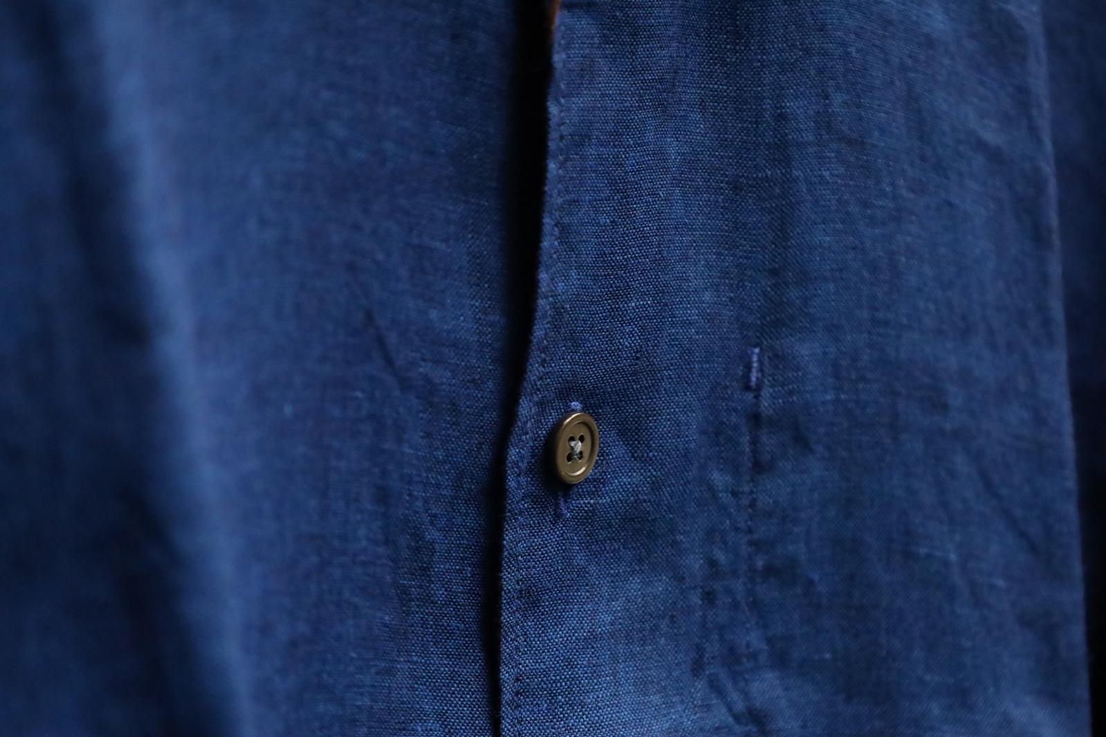 Delikatessen | Feel Good Shirt | D715 / M12 | Cobalt Blue Linen
