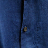 Delikatessen | Feel Good Shirt | D715 / M12 | Cobalt Blue Linen