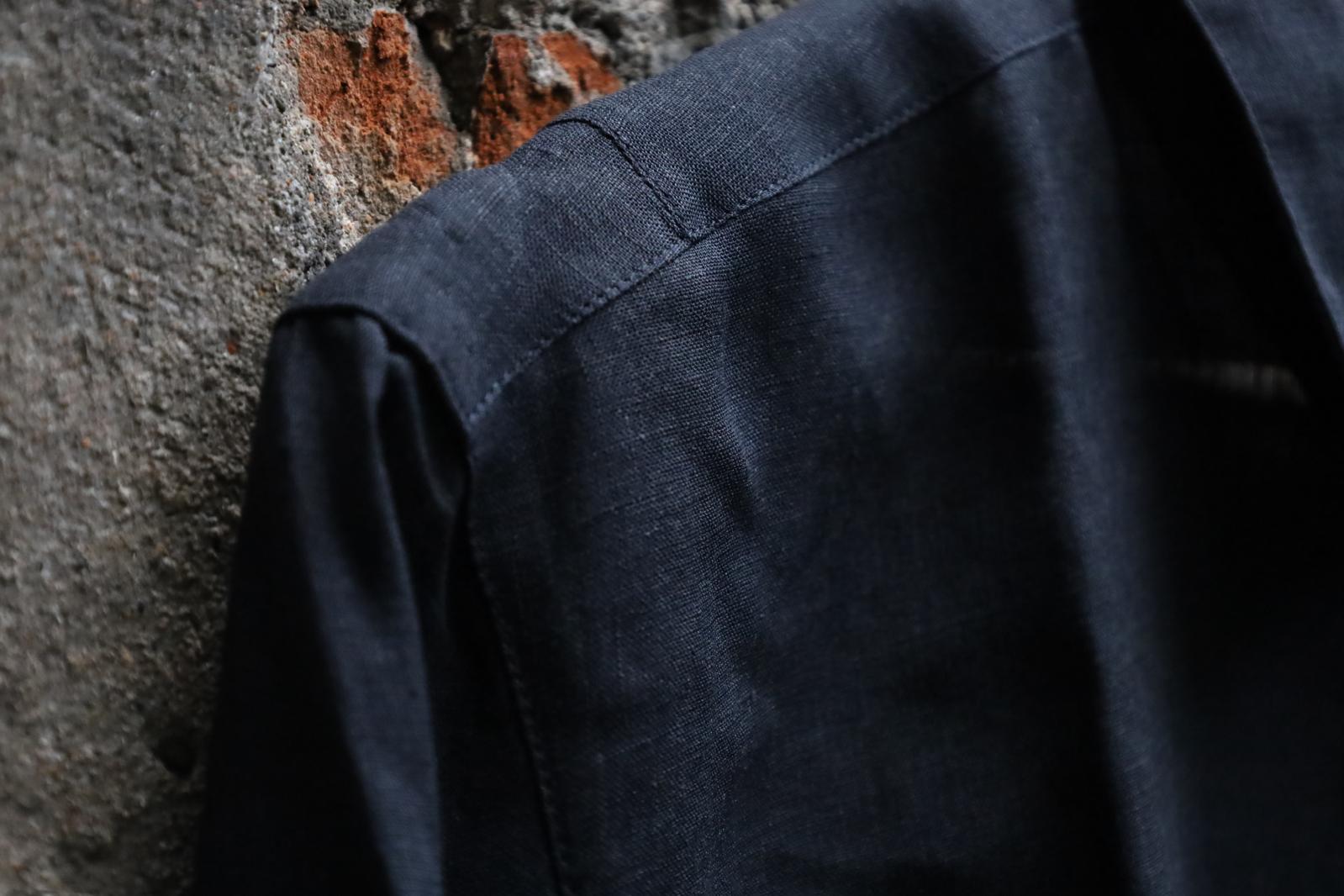 Delikatessen | Feel Good Shirt | D715 / M94 | Organic Black Linen