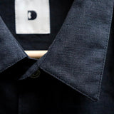 Delikatessen | Feel Good Shirt | D715 / M94 | Organic Black Linen