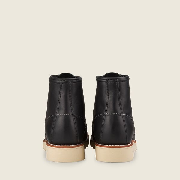 Red Wing | 3373 | 6-INCH CLASSIC MOC | BLACK BOUNDARY LEATHER