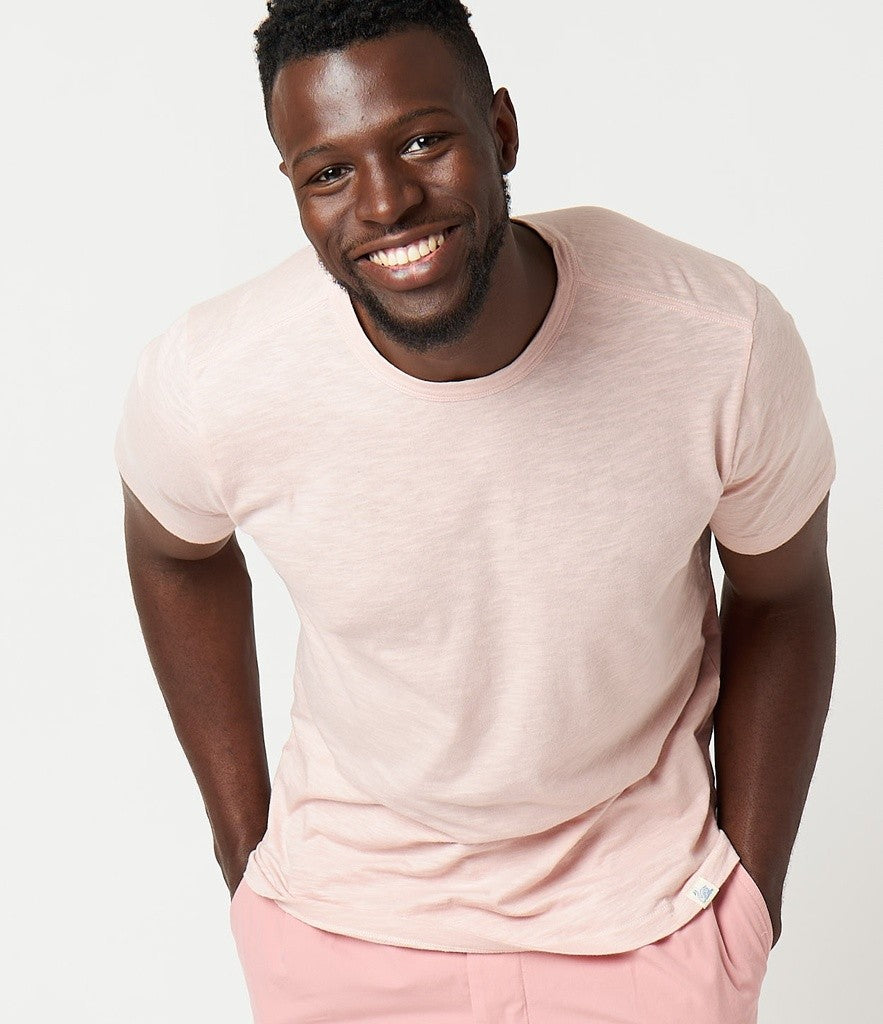 Merz b. Schwanen | SCT04 | unisex T-shirt | Pima slub cotton | 5,8OZ | relaxed fit | 303 dusted pink