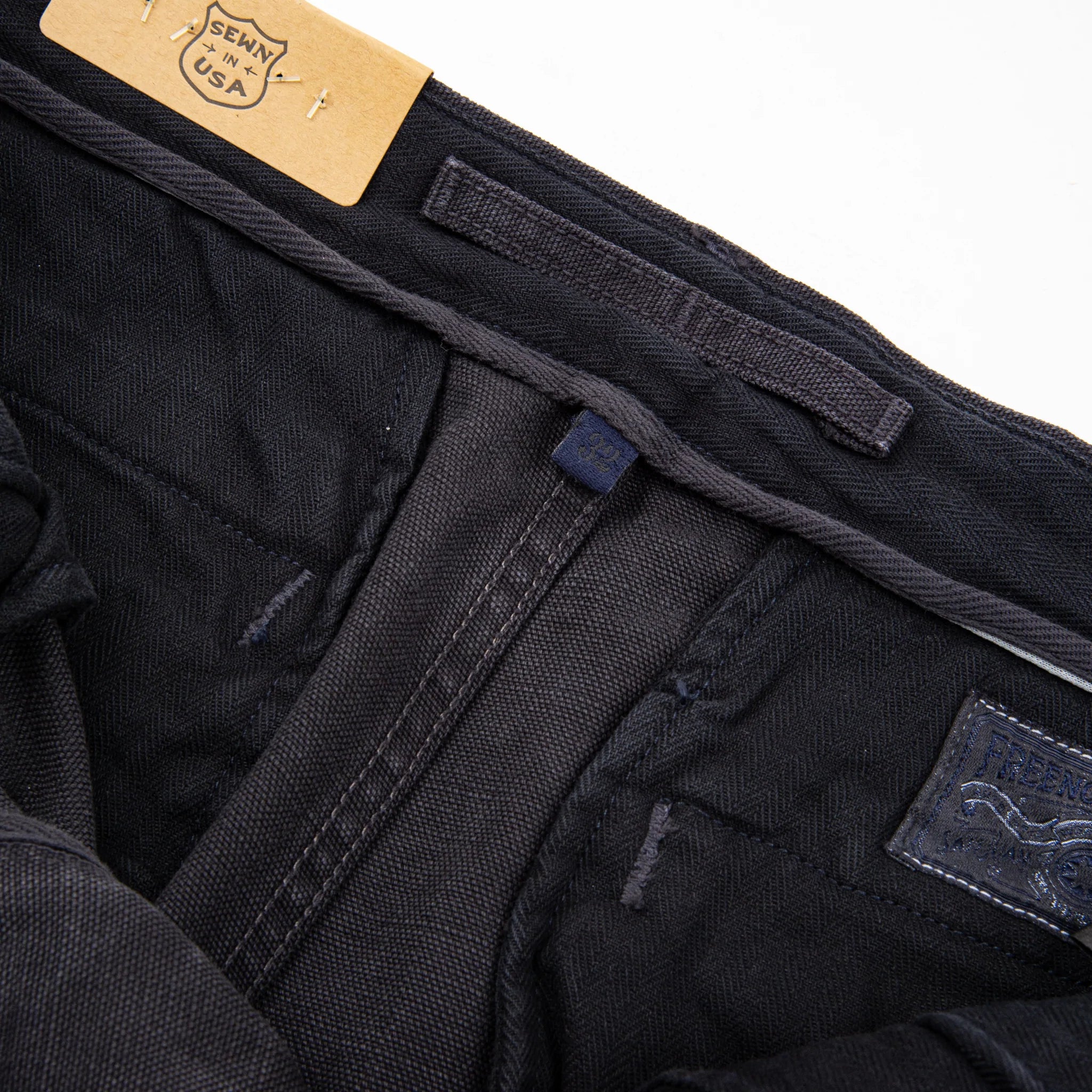 Freenote | Workers Chino Slim Straight | 14 oz | Black
