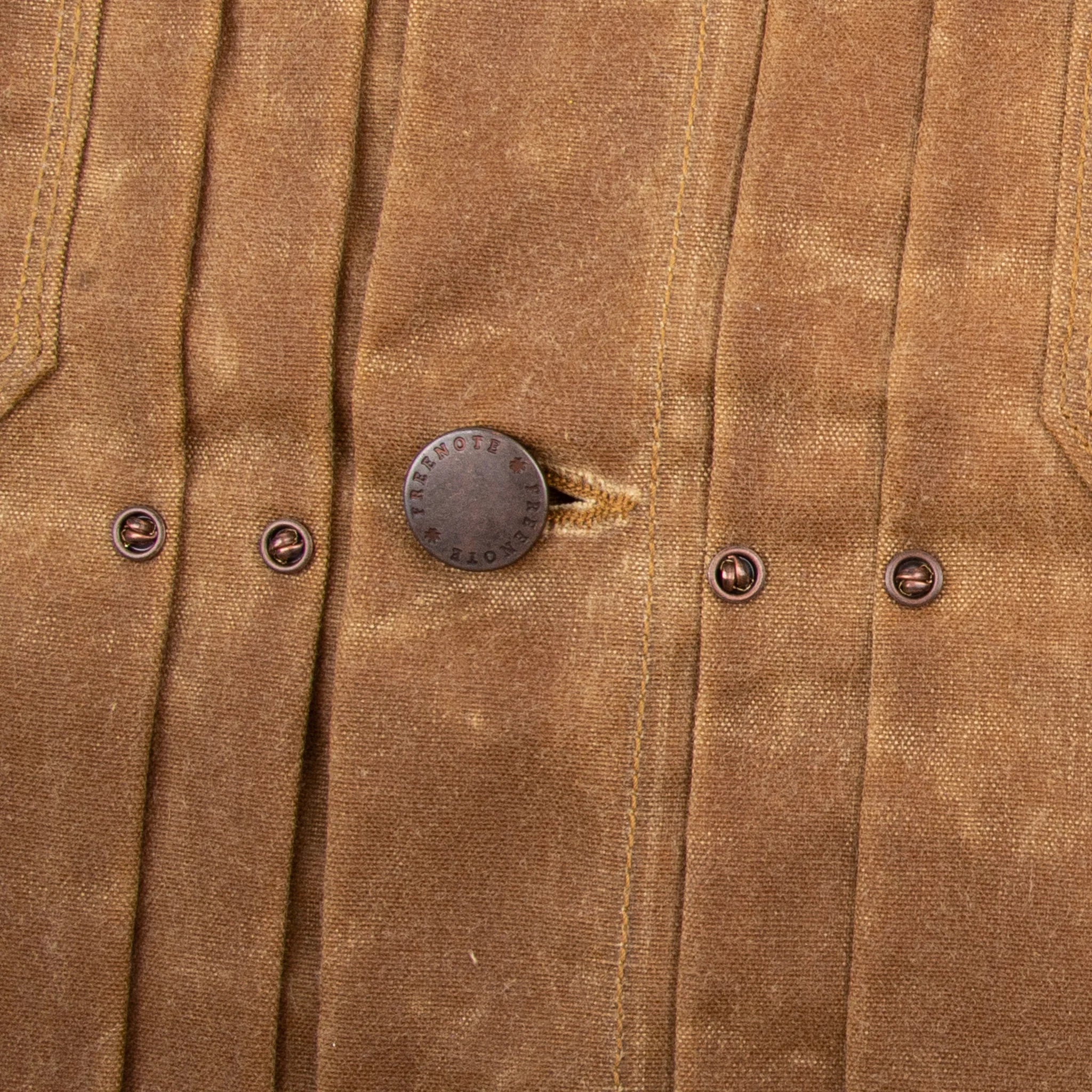 Freenote | RJ-1 Rust | Riders Jacket | Waxed Canvas | Rust | Brown Lining