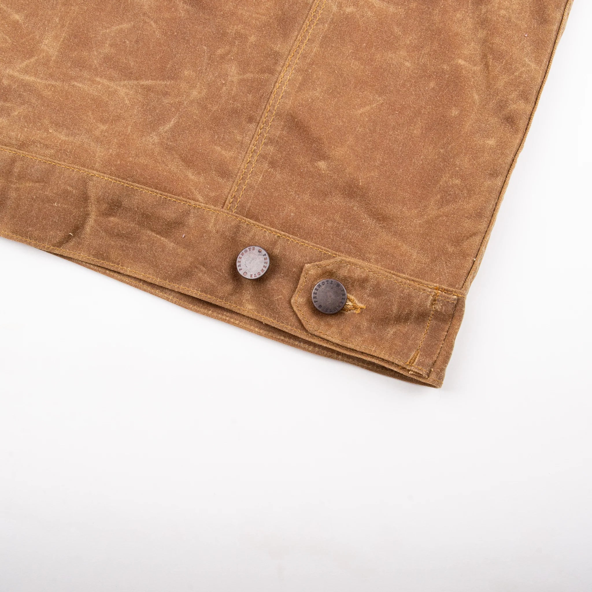 Freenote | RJ-1 Rust | Riders Jacket | Waxed Canvas | Rust | Brown Lining
