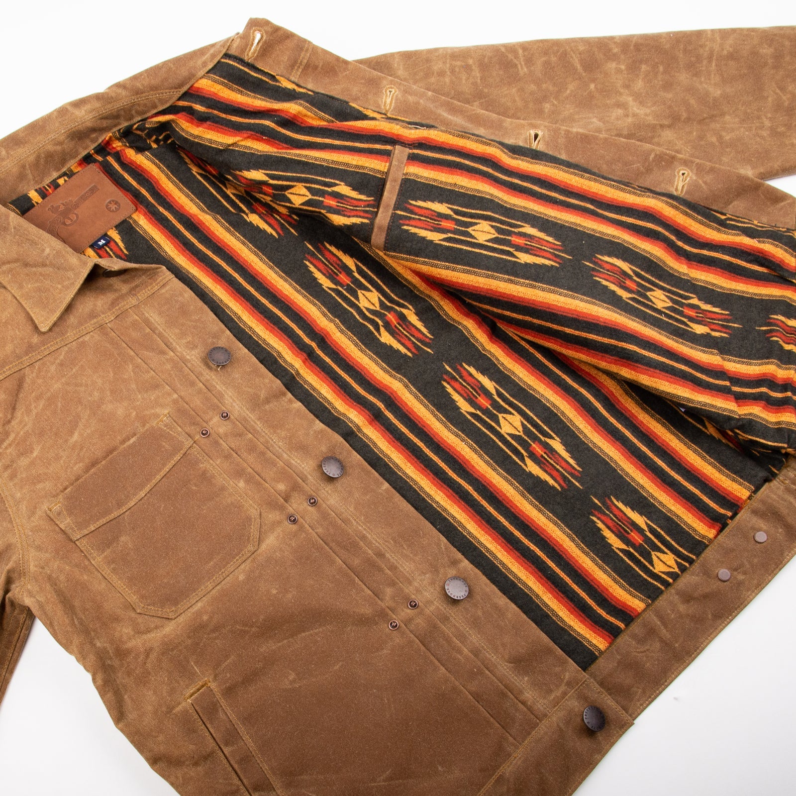 Freenote | RJ-1 Rust | Riders Jacket | Waxed Canvas | Rust | Black Lining