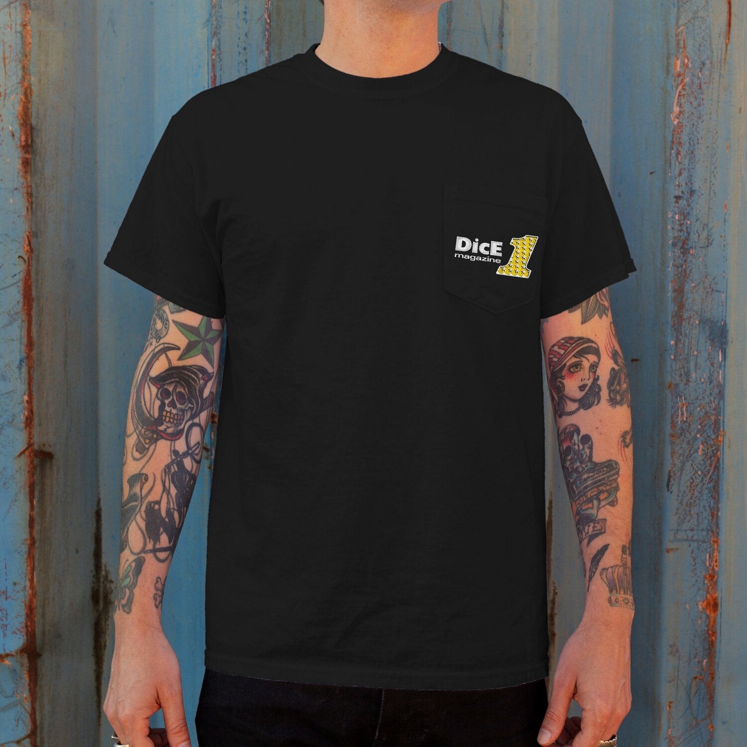 Dice Magazine | Sissy Bar | pocket Tee | Black
