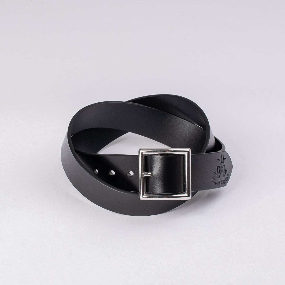 Obbi Good Label | OGL-BELT-FULL-VTG | Vintage 1.5" Leather Belt | Black