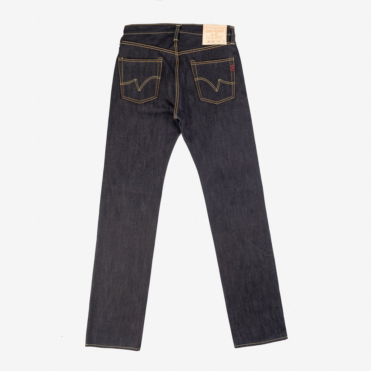 Iron Heart | IH-666-XHS | 25oz Selvedge Denim Slim Straight Cut Jeans | Indigo