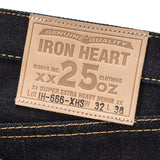 Iron Heart | IH-666-XHS | 25oz Selvedge Denim Slim Straight Cut Jeans | Indigo